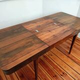 Czechoslovakian Extendable Dining Table by Jindřich Halabala for Up Závody,