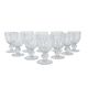 Set of bubble champagne glasses, Italian design, 1970s, production: Italy