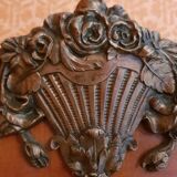 Precious wood art deco vessel