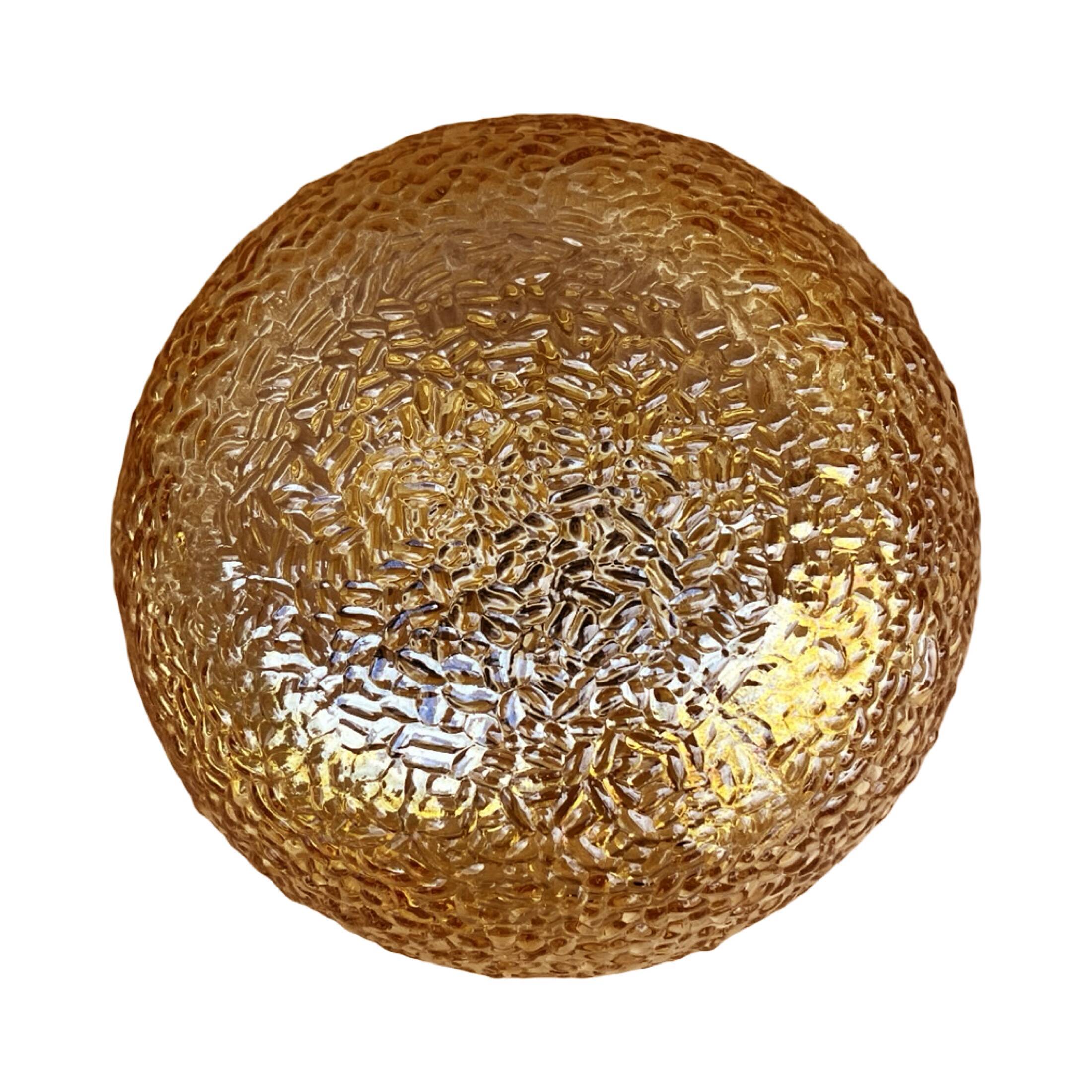 Ceiling lamp, VEB Beleuchtungsglas Kombinat Goerlitz, Germany, 1970s.