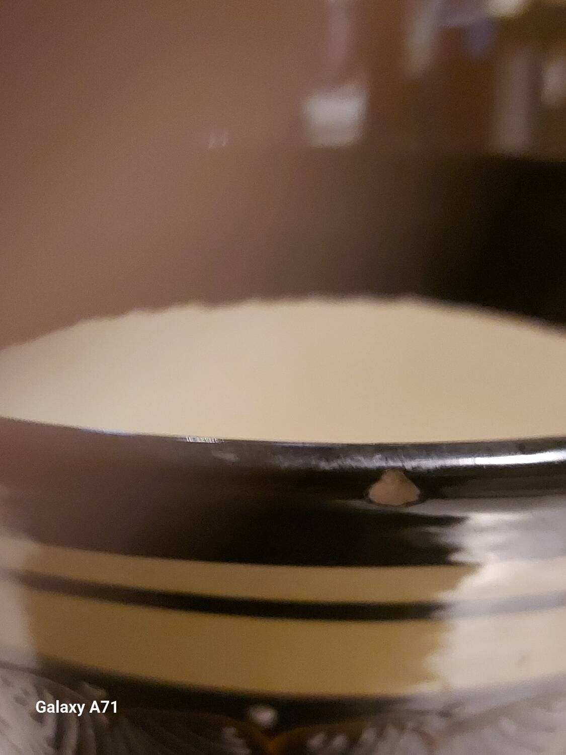 Faience vase from Quimper signed HB Quimper