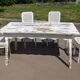 Thonet table and 4 chairs set, 19th century