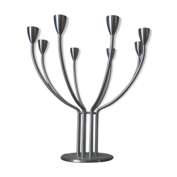 Steel chandelier Designers Hagberd for Ikea vintage 90s / 2000s contemporary Scandinavian