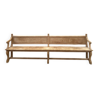 Banc d’église en chêne Fin XIXème
