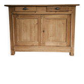 Bahut, buffet bas ancien pitchpin massif brut