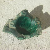 Malachite stone ashtray