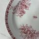Round presentation dish, iron earth, Onnaing Moisson
