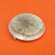1970s onyx ashtray golden metal strapping