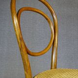 2 Thonet No. 10 chairs, 1870 version, new caning