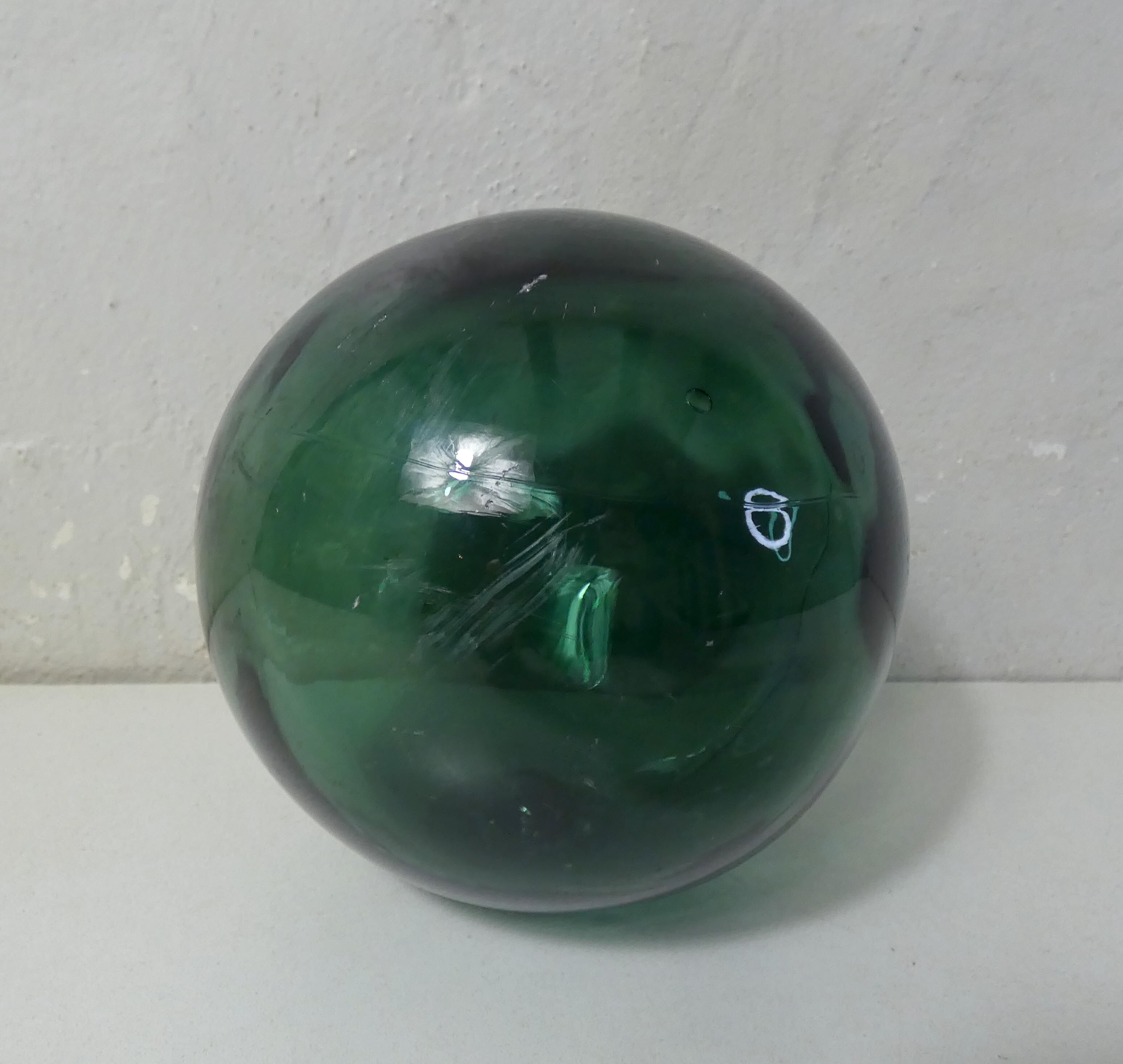 Water garden glass ball