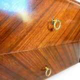 midcentury rosewood chest of drawers.