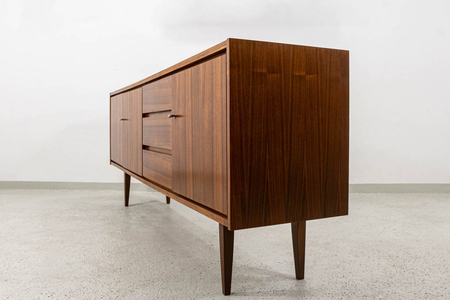 Vintage long Sideboard by SFM, Poland, 1970s