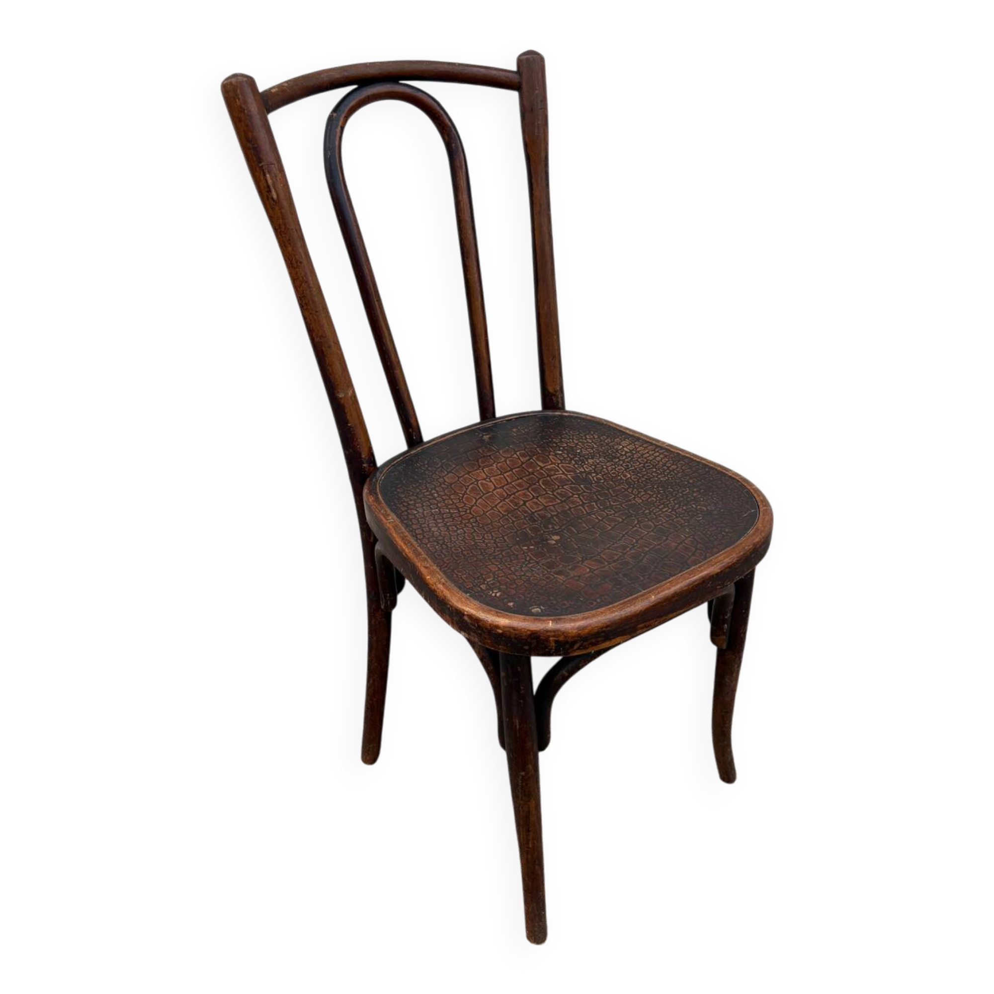 Fischel crocodile bistro chair