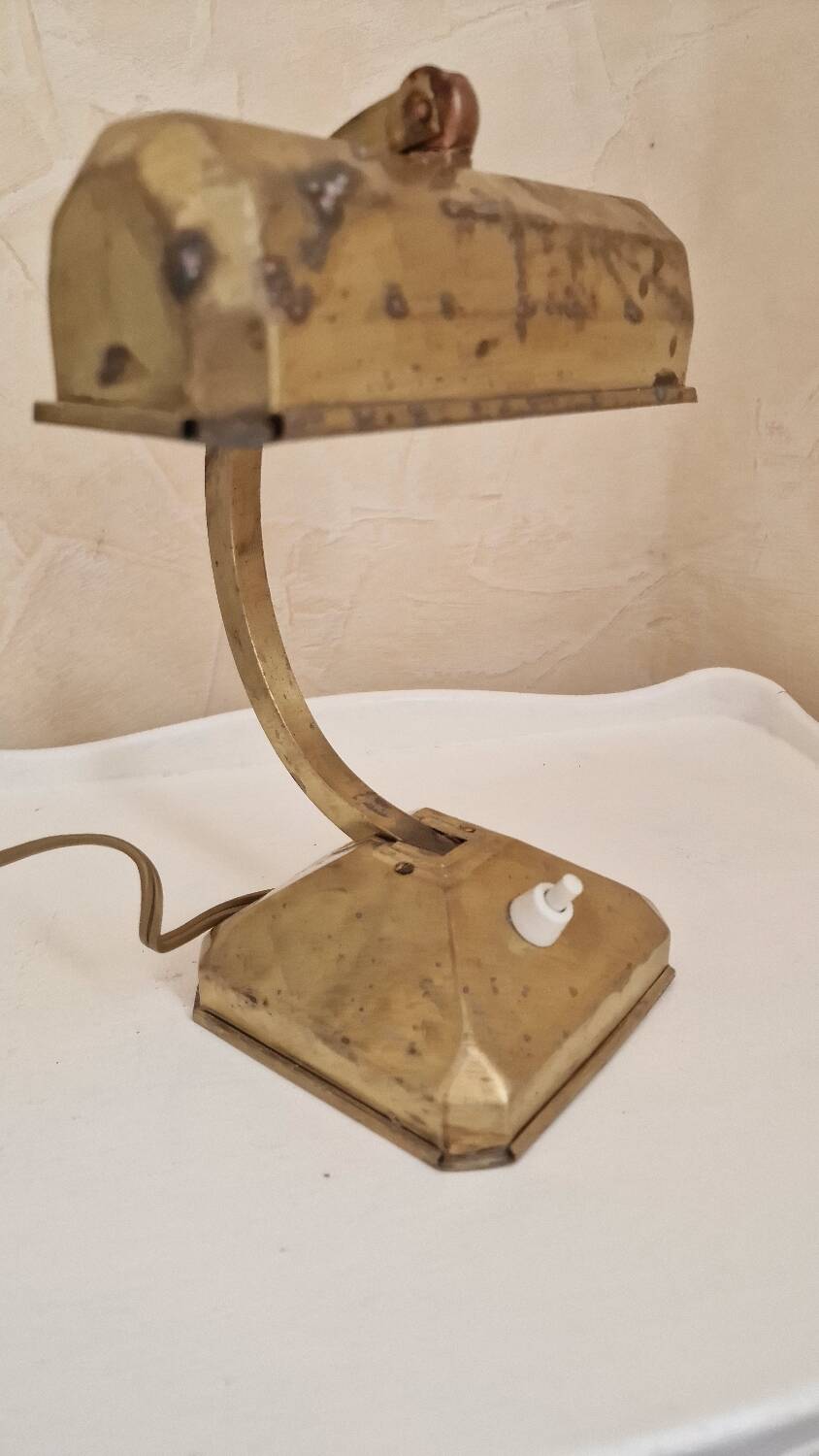 Vintage métal ,lampe de table