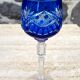 Set de 5 verres à vin en cristal de Pologne