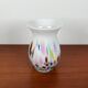 Postmodern glass vase by Hans Jürgen Richartz for the Richartz art collection, 1980s.