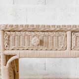 Rattan desk