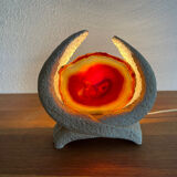 Mood Lamp with Agate Slice