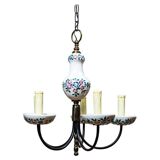 Faience Pendant Lamp, 1960s