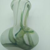 Glass paste vase. Signed JP Mateus 1996.