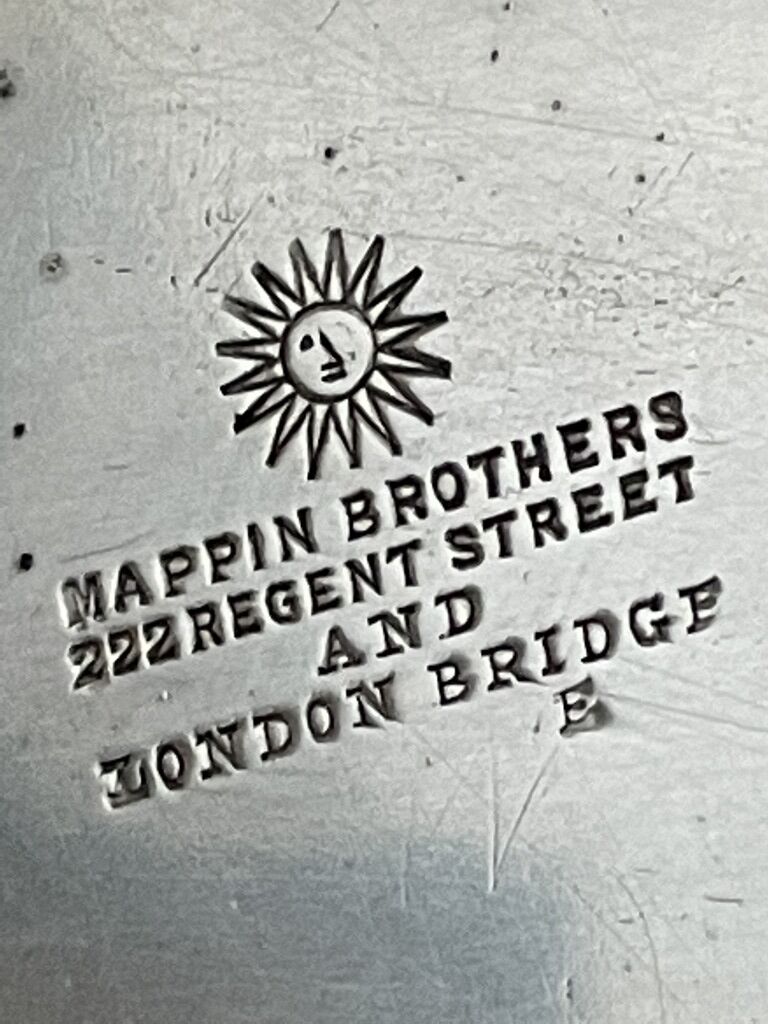 Vintage English condiment service