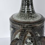 Ceramic Table lamp with a sculpturel abstract expression