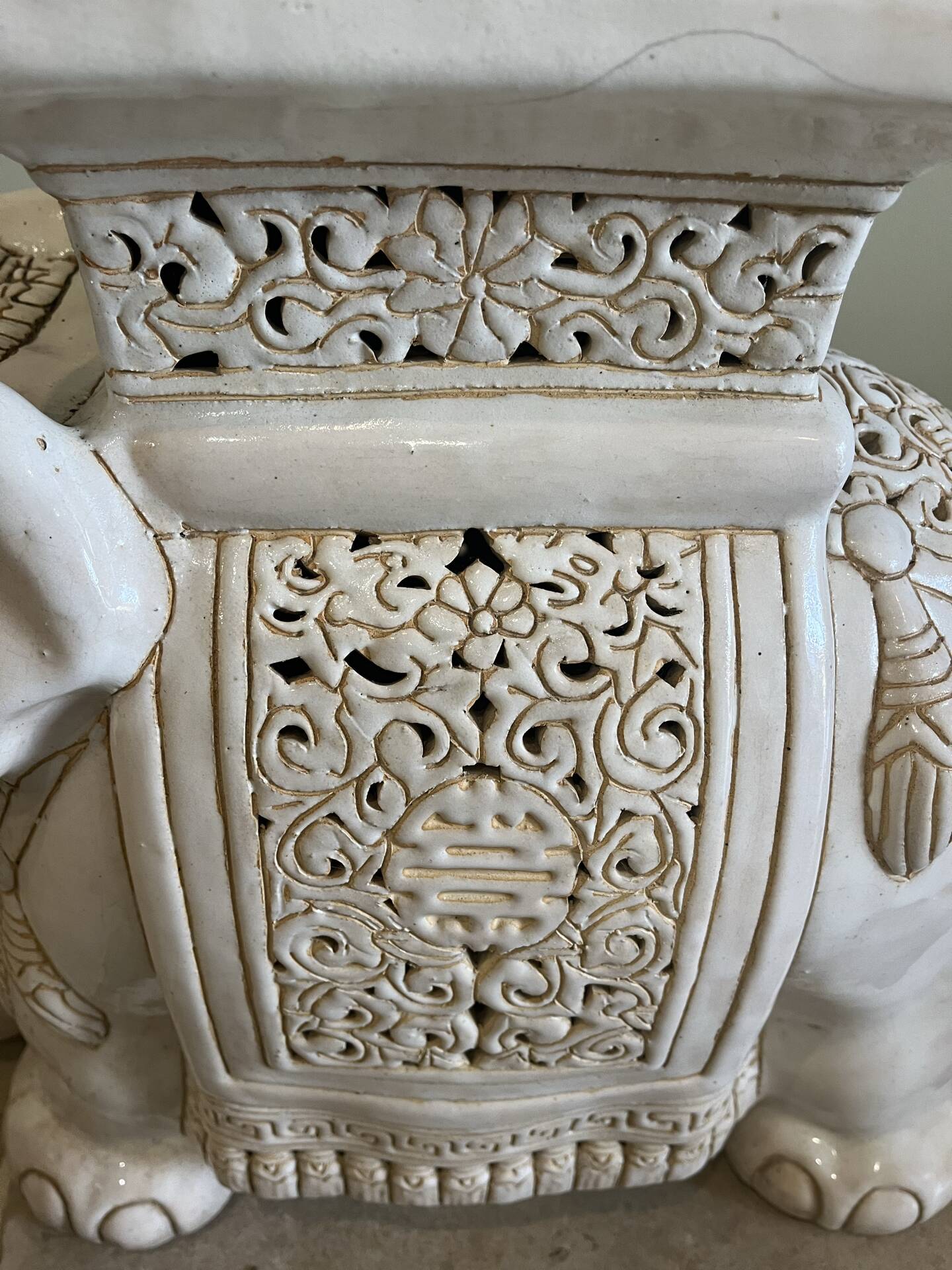 Vintage ceramic elephant