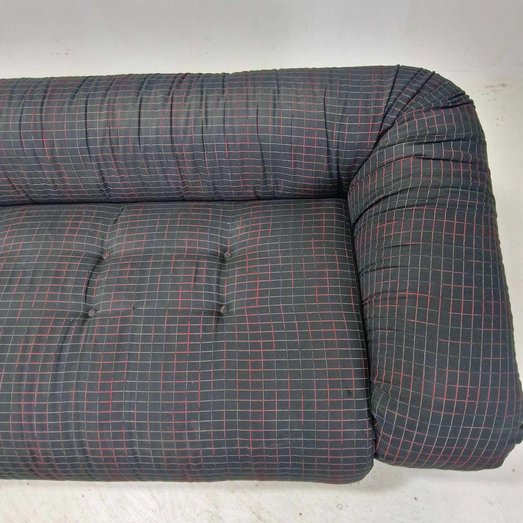 Anfibio 3-Seater Sofa Bed by Alessandro Becchi for Giovannetti, 1970's