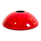 Vase en verre blanc et rouge de Walter Gropius pour Rosenthal, 1969