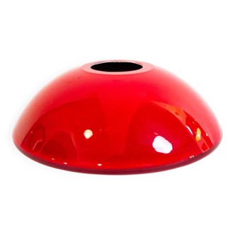 White and red glass vase by Walter Gropius for Rosenthal, 1969