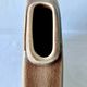 Large crackled glazed stoneware gourd vase, Sia Collection