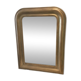Golden wooden mirror