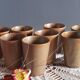 8 tasses en grès de Digoin 1970