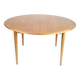 Table à manger ronde avec rallonges - Teck - Grete Jalk - P. Jeppesen - Années 1960