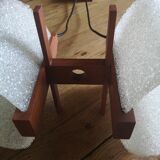 Vintage suspension, Scandinavian in perspex and wood