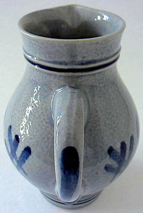 German salt sandstone pitcher decorated with stylized pampres