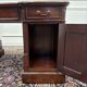 Classic English Partner Desk Green Leather