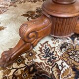 Charles x pedestal table in mahogany
