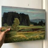 Landscape oil painting