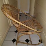 Rattan armchair