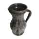 Old ceramic accolay jug, grey-black