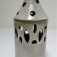 Photophore ceramic enamelled La Fagoterie vintage