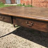 Chestnut farm table 19th