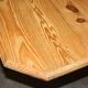 Table extensible pin massif