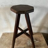 Wooden workshop stool