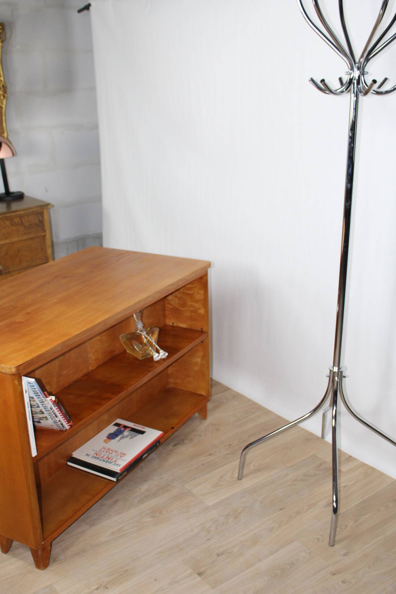 Bureau double face vintage en teck 1960 danemark