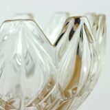 Bol en verre pressé unique, collection Tulip Hermanowa Hut, 1957