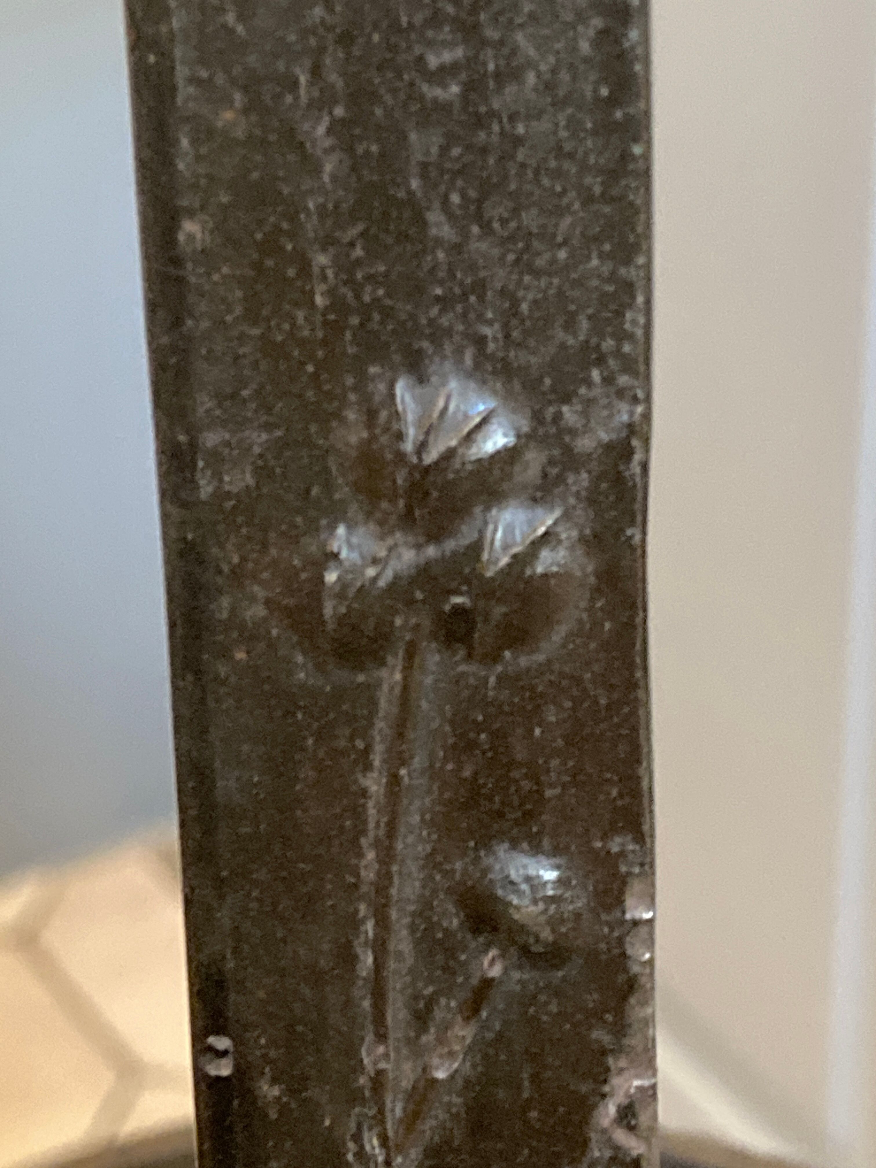 Atypical industrial furniture riveted sphere