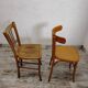 Set of 5 mismatched chairs in Baumann style
