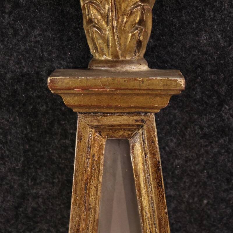 Pair of 20th century Italian Louis XVI style wall lamps